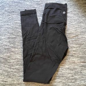 2 pair black lululemon leggings